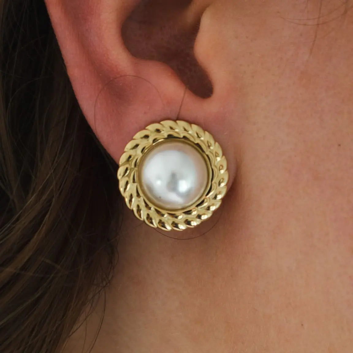 Boucles d'Oreilles Cléa à Clip – Élégantes, Hypoallergéniques