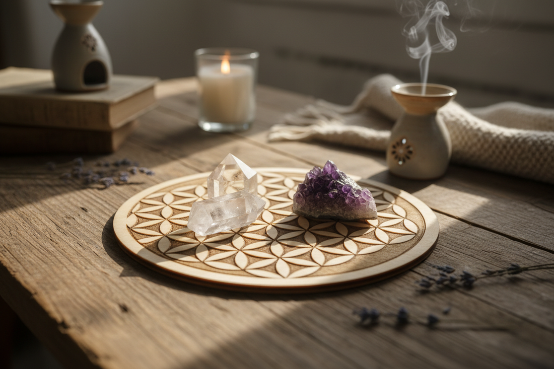 Fleur de vie : signification, purification et rechargement des pierres