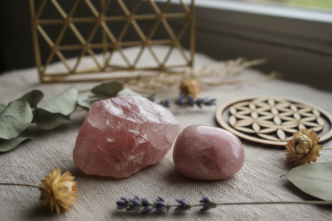 Quartz fraise : vertus, bienfaits et signification