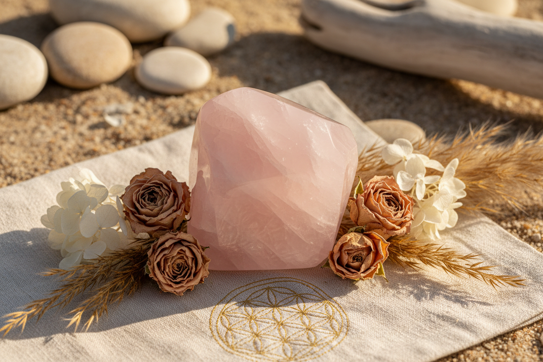 Quartz rose : vertus, bienfaits et signification