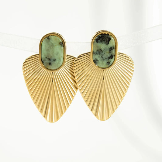 Boucles  Léa –  pierre naturelle  Boucles d'oreilles