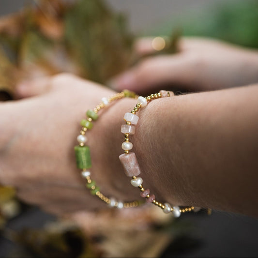 Bracelet porter Diane en pierres naturelles — Pierre de Soleil 