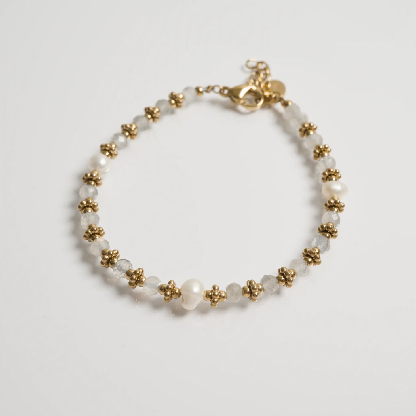 Bracelet Alicia en Labradorite — Pierre aux Reflets Changeants