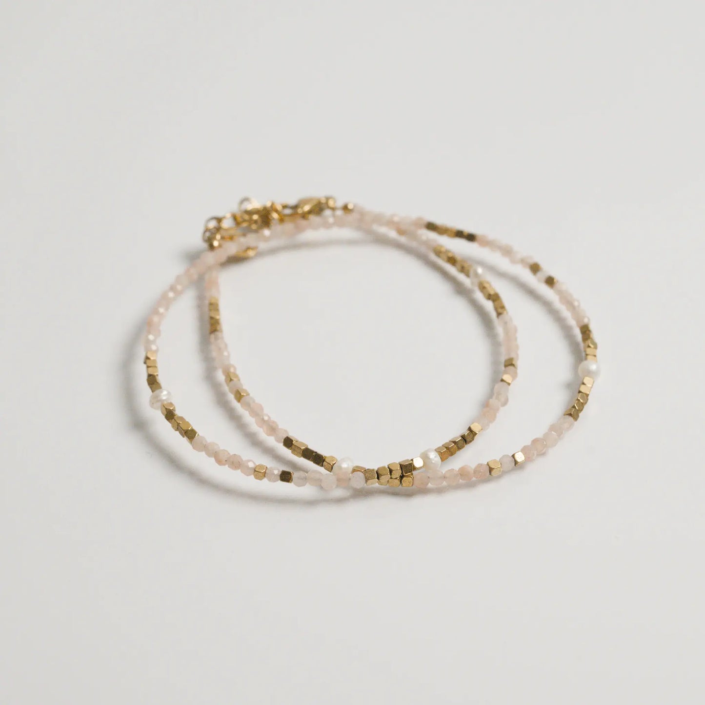 Bracelet / Choker Solène – Pierre de Soleil (2 tours / Choker)
