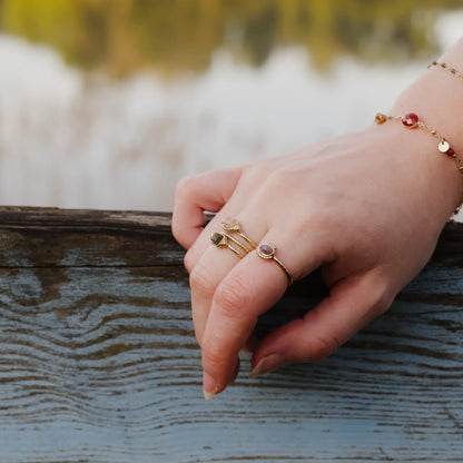 Bague Léonie – Améthyste