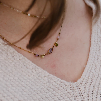 Collier Sélène – Améthyste
